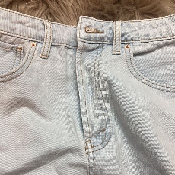 Women's High-Rise Cutoff Jean Shorts - Wild Fable™ light wash - Picture 5 of 12